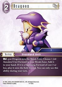 Dragoon - Rebellion's Call - Final Fantasy TCG card