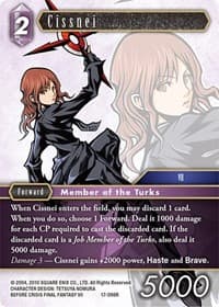 Cissnei - Rebellion's Call - Final Fantasy TCG card