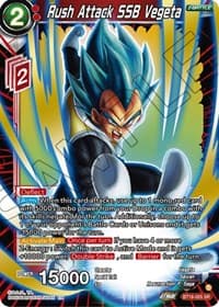 Rush Attack SSB Vegeta - Dawn of the Z-Legends - Dragon Ball Super: Masters card