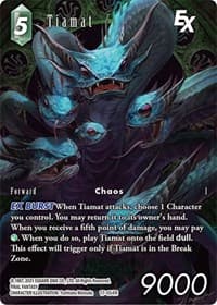 Tiamat EX (Full Art) - Rebellion's Call - Final Fantasy TCG card