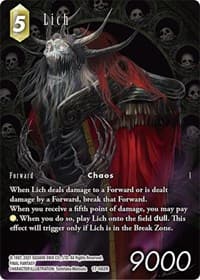 Lich (Full Art) - Rebellion's Call - Final Fantasy TCG card