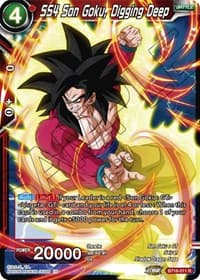 SS4 Son Goku, Digging Deep - Dawn of the Z-Legends - Dragon Ball Super: Masters card