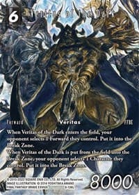 Veritas of the Dark (Full Art Reprint) - Rebellion's Call - Final Fantasy TCG card