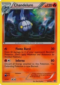 Chandelure - 20/99 (Cracked Ice Holo) - Blister Exclusives - Pokemon card