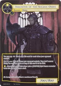 Inquisitor of the Solaris Order (Full Art) - A New World Emerges - Force of Will card