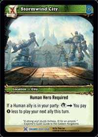 Stormwind City - Drums of War - WoW card