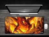 Fire Bringer - Deskmat - GamerMats Playmats - Playmats card