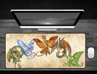 Butterfly Dragons - Deskmat - GamerMats Playmats - Playmats card