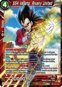 SS4 Vegeta, Rivalry United - Dawn of the Z-Legends - Dragon Ball Super: Masters card