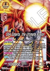 SS4 Gogeta, the Ultimate Fusion - Dawn of the Z-Legends - Dragon Ball Super: Masters card