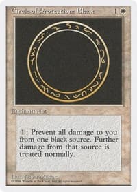 Circle of Protection: Black - Introductory Two-Player Set - Magic: The Gathering card