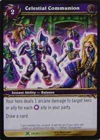 Celestial Communion - Drums of War - WoW card