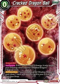 Cracked Dragon Ball - Dawn of the Z-Legends - Dragon Ball Super: Masters card