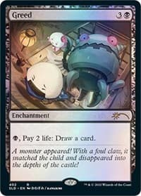 Greed - Secret Lair Drop Series - Magic: The Gathering card