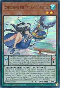 Shinonome the Vaylantz Priestess - Tactical Masters - YuGiOh card