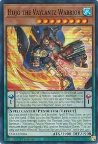Hojo the Vaylantz Warrior - Tactical Masters - YuGiOh card