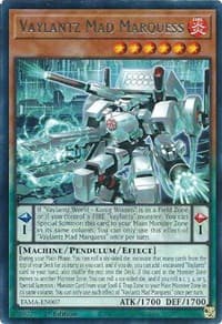 Vaylantz Mad Marquess - Tactical Masters - YuGiOh card
