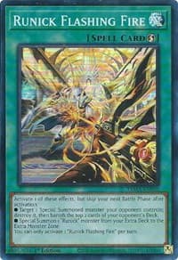 Runick Flashing Fire - Tactical Masters - YuGiOh card