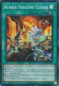 Runick Freezing Curses - Tactical Masters - YuGiOh card
