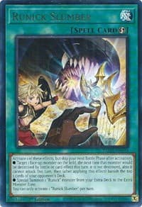 Runick Slumber - Tactical Masters - YuGiOh card