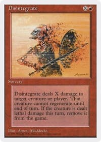 Disintegrate - Introductory Two-Player Set - Magic: The Gathering card