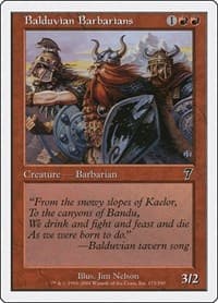 Balduvian Barbarians - 7th Edition - Magic: The Gathering card