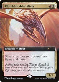 Cloudshredder Sliver (Extended Art) - Secret Lair Drop Series - Magic: The Gathering card