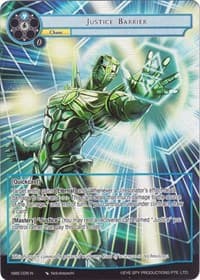Justice Barrier (Full Art) - A New World Emerges - Force of Will card