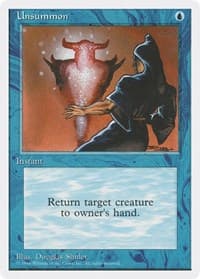Unsummon - Introductory Two-Player Set - Magic: The Gathering card