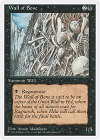 Wall of Bone - Introductory Two-Player Set - Magic: The Gathering card