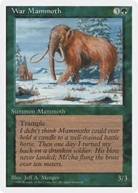War Mammoth - Introductory Two-Player Set - Magic: The Gathering card