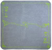SpellGround Playmat - Limited Edition: Steel with Green - SpellGround Playmats - Playmats card