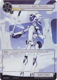 Prototype Magi Trooper (Full Art) - A New World Emerges - Force of Will card