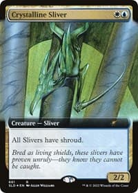 Crystalline Sliver (Extended Art) - Secret Lair Drop Series - Magic: The Gathering card