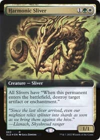 Harmonic Sliver (Extended Art) - Secret Lair Drop Series - Magic: The Gathering card