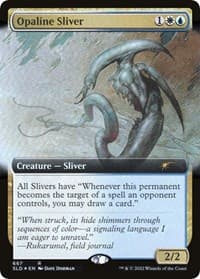 Opaline Sliver (Extended Art) - Secret Lair Drop Series - Magic: The Gathering card