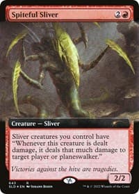Spiteful Sliver (Extended Art) - Secret Lair Drop Series - Magic: The Gathering card