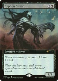 Syphon Sliver (Extended Art) - Secret Lair Drop Series - Magic: The Gathering card