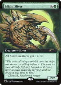 Might Sliver (Extended Art) - Secret Lair Drop Series - Magic: The Gathering card