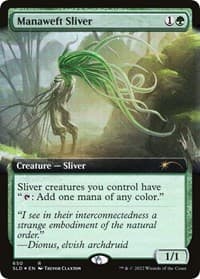 Manaweft Sliver (Extended Art) - Secret Lair Drop Series - Magic: The Gathering card