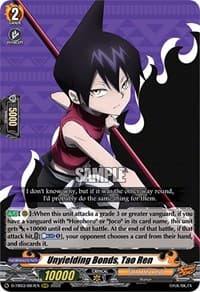 Unyielding Bonds, Tao Ren - D-TB03: Shaman King - Cardfight Vanguard card