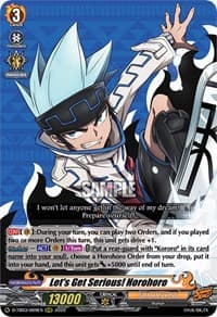 Let's Get Serious! Horohoro - D-TB03: Shaman King - Cardfight Vanguard card