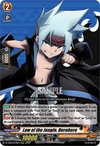 Law of the Jungle, Horohoro - D-TB03: Shaman King - Cardfight Vanguard card