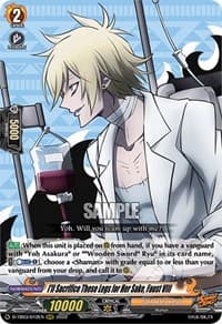 I'll Sacrifice These Legs for Her Sake, Faust VIII - D-TB03: Shaman King - Cardfight Vanguard card