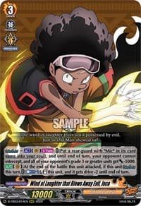 Wind of Laughter that Blows Away Evil, Joco - D-TB03: Shaman King - Cardfight Vanguard card