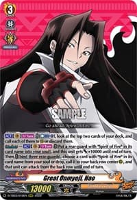 Great Onmyoji, Hao - D-TB03: Shaman King - Cardfight Vanguard card