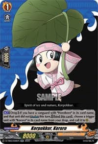 Korpokkur, Kororo - D-TB03: Shaman King - Cardfight Vanguard card
