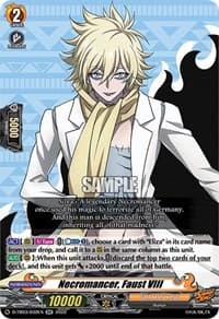 Necromancer, Faust VIII - D-TB03: Shaman King - Cardfight Vanguard card