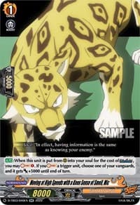 Moving at High Speeds with a Keen Sense of Smell, Mic - D-TB03: Shaman King - Cardfight Vanguard card