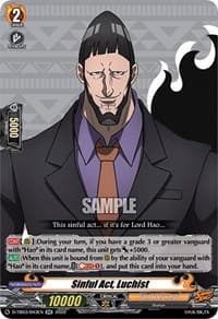 Sinful Act, Luchist - D-TB03: Shaman King - Cardfight Vanguard card
